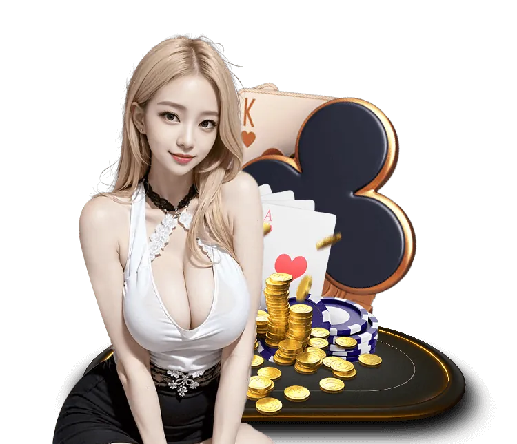 Người chơi poker all-in với chip trên bàn